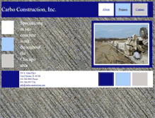 Tablet Screenshot of carboconstruction.com